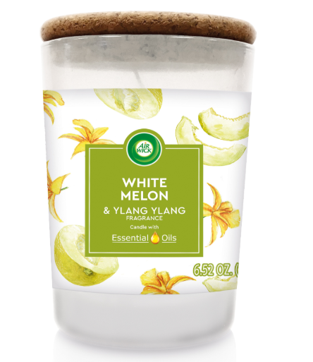 AIR WICK Candle  White Melon  Ylang Ylang